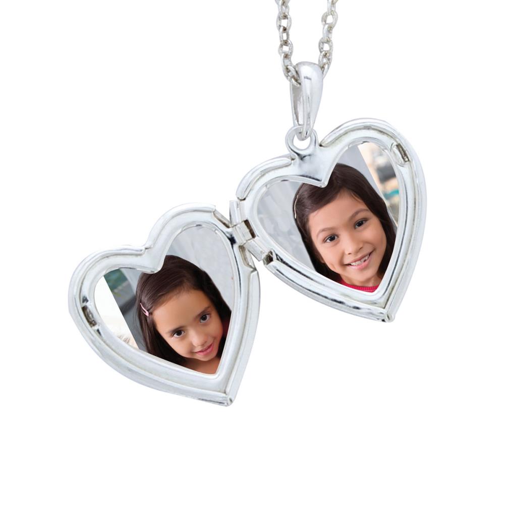 Personalised Message Me to You Silver Tone Heart Locket Extra Image 3